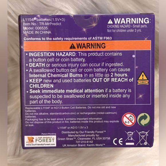 Mr. Predicto Fortune Teller Crystal Ball - Ask a Question & He Speaks The Answer - Picture 12 of 12